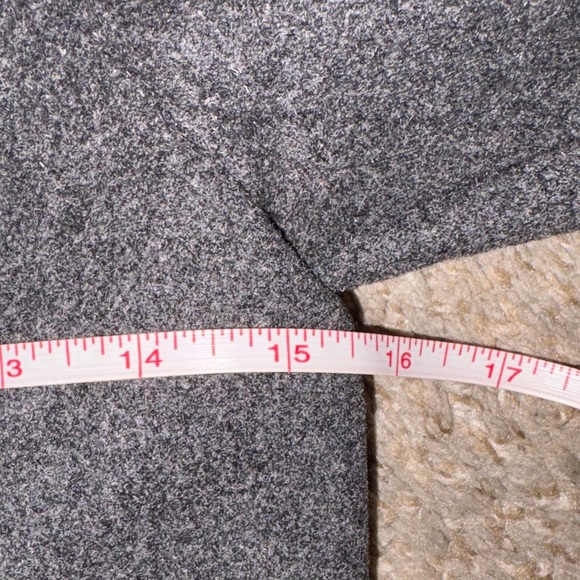 Anthropologie Lux black and  Gray wool jacket with sweater cuffs /Small - Picture 14 of 15